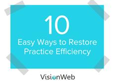 new eBook “10 Easy Ways To Restore Practice Efficiency”