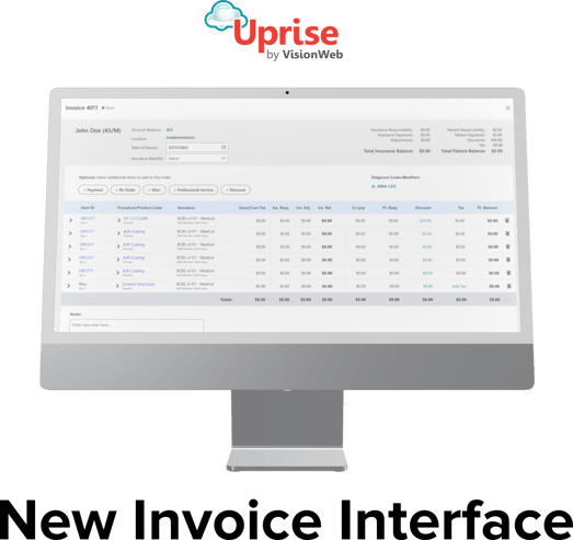 New invoice interface